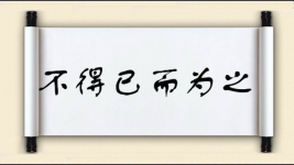 不得已而为之