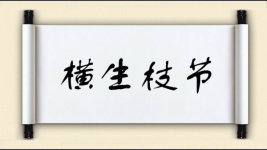 横生枝节对对子图片